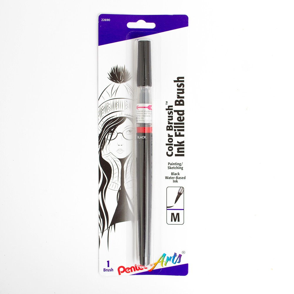 Pentel, Color Brush, Black